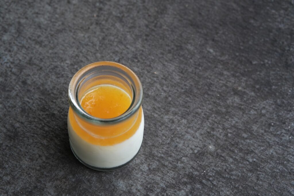 植物と人間_Stone age cafe_Panna cotta